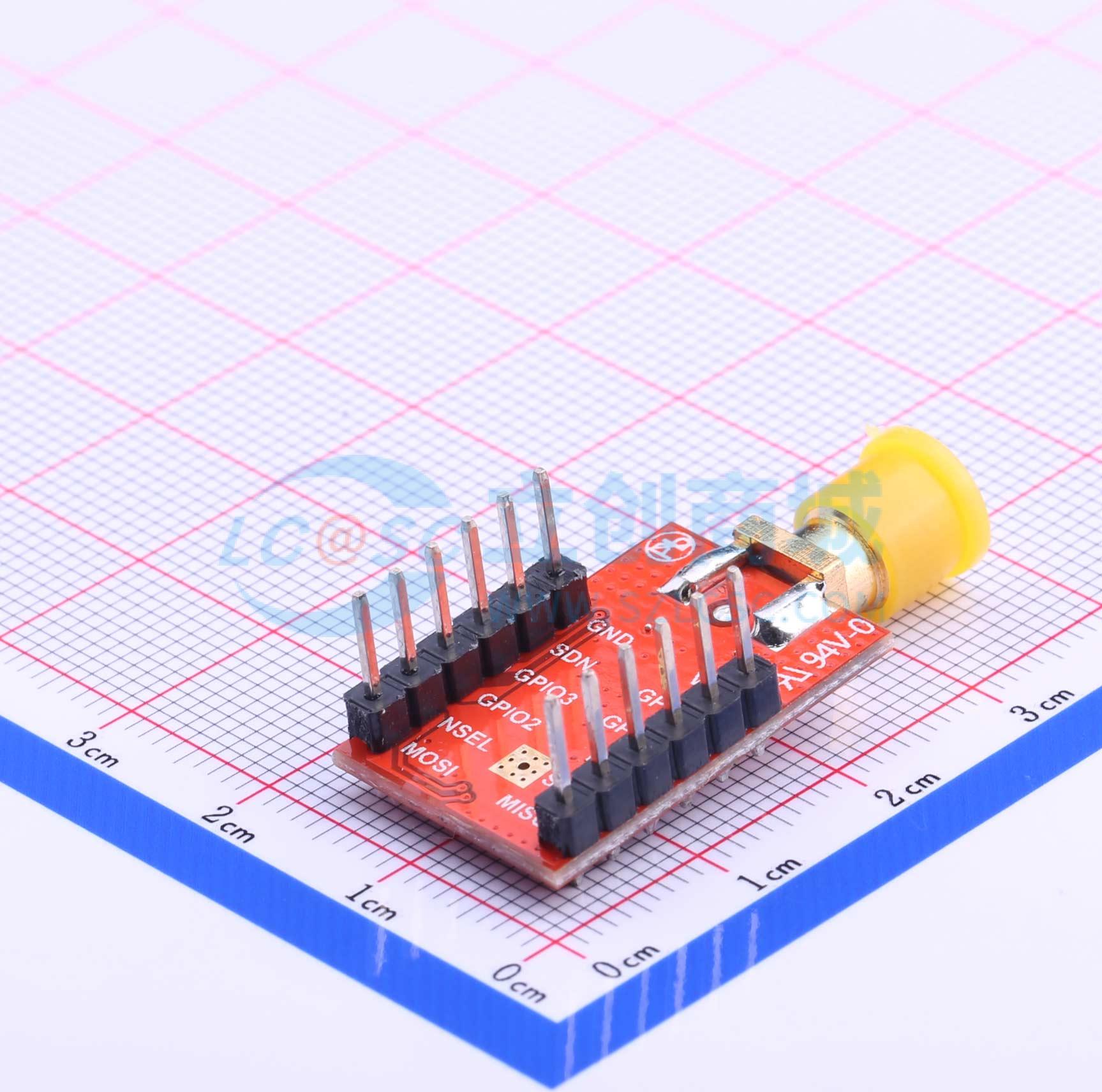Rf 433Mhz Module - โมดูลสื่อสารไร้สาย RF 20dBm 433MHz รุ่น AS11-D433