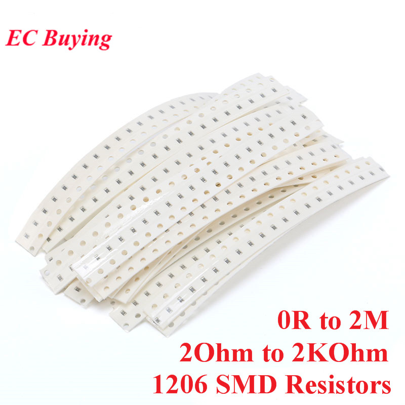 Diy Electronics Components Kit - ชุดตัวต้านทาน SMD 1206 จำนวน 800 ชิ้น