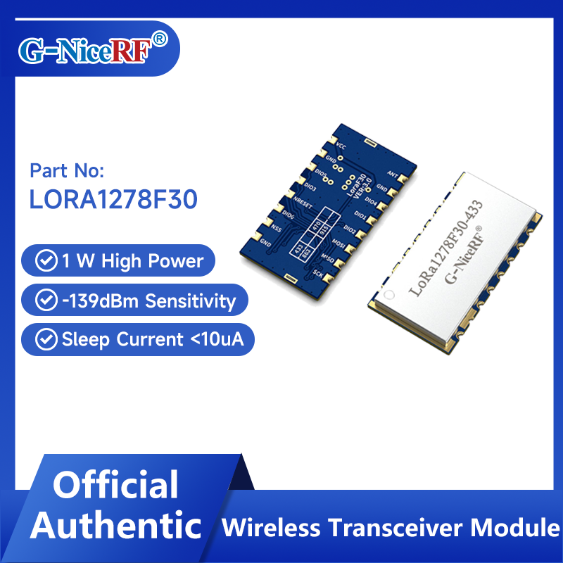 Rf 433Mhz Module - จี-ไนซ์อาร์เอฟ | 2PCS LoRa1278F30 1W กำลังสูง