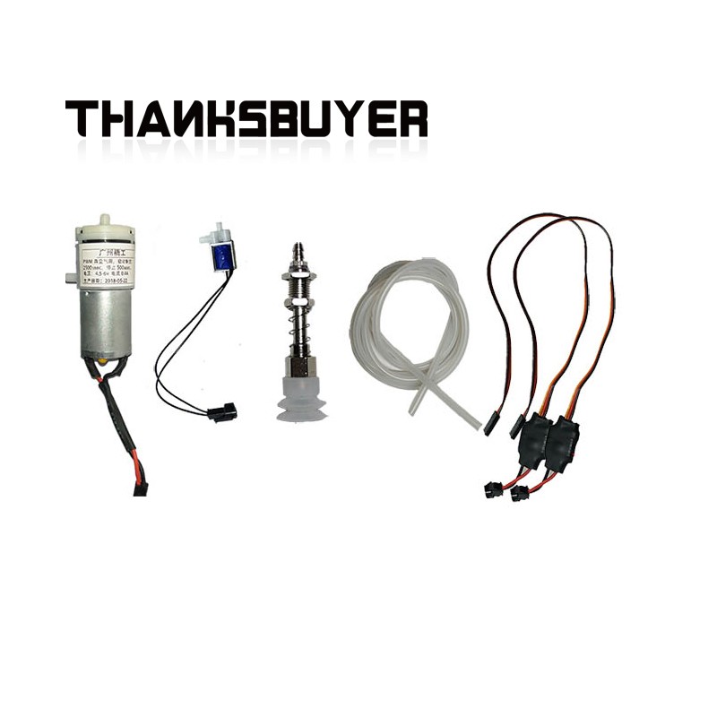 Diy Robot Electronics Kit - ชุดปั๊มสุญญากาศพร้อมชิ้นส่วนแขนหุ่นยนต์วาล์วอิเล็กทรอนิกส์สําหรับแขนกล DIY