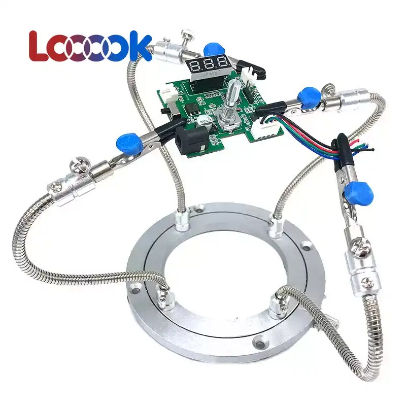 Diy Electronics Stores - คลิปหนีบสายยางร้านขายของชำ Universe คลิปหนีบอิเล็กทรอนิกส์ DIY แบบหมุนได้ คลิปหนีบโต๊ะบัดกรี