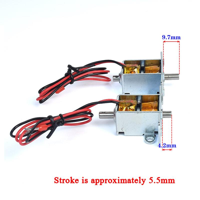Diy Electronics Projects - โซลินอยด์แบบสองทาง DC12V 12A 0726 ชนิดดึง-ดัน ขนาดเล็ก