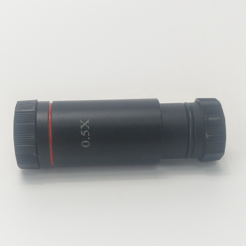 Diy Electronics Microscope - อะแดปเตอร์กล้องจุลทรรศน์แบบ C Mount 0.5X เลนส์ลดขนาดจอภาพอิเล็กทรอนิกส์ 23.2