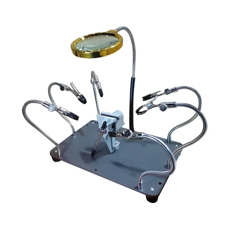 Diy Soldering Station No Electronics - เครื่องมือคงที่, ที่จับชิ้นงานสำหรับงานเชื่อม, ชั้นวางอเนกประสงค์, สถานีบัดกรี, อุปกรณ์เสริมสำหรับงานซ่อมบำรุงอิเล็กทรอนิกส์อเนกประสงค์