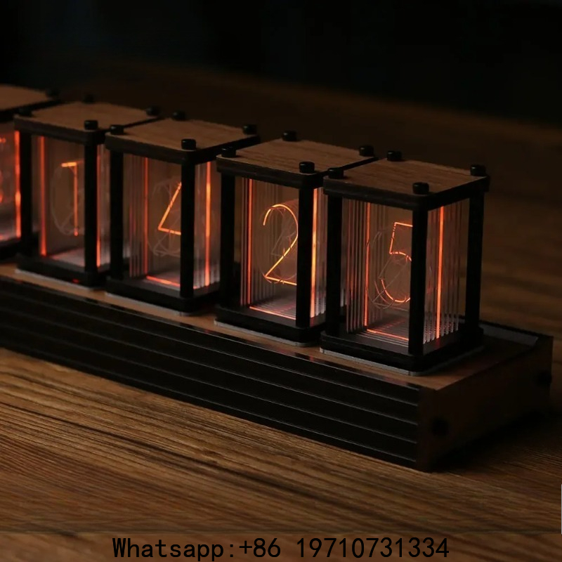 Diy Electronics Gift Ideas - นาฬิกา Nixie Tube DIY นาฬิกาตั้งโต๊ะ LED