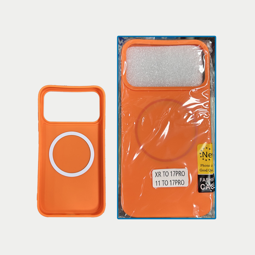Diy Electronics Case - เคสโทรศัพท์แม่เหล็กซิลิโคนเหลวแบบด้าน สำหรับ XR/11 ถึง 17 Pro
