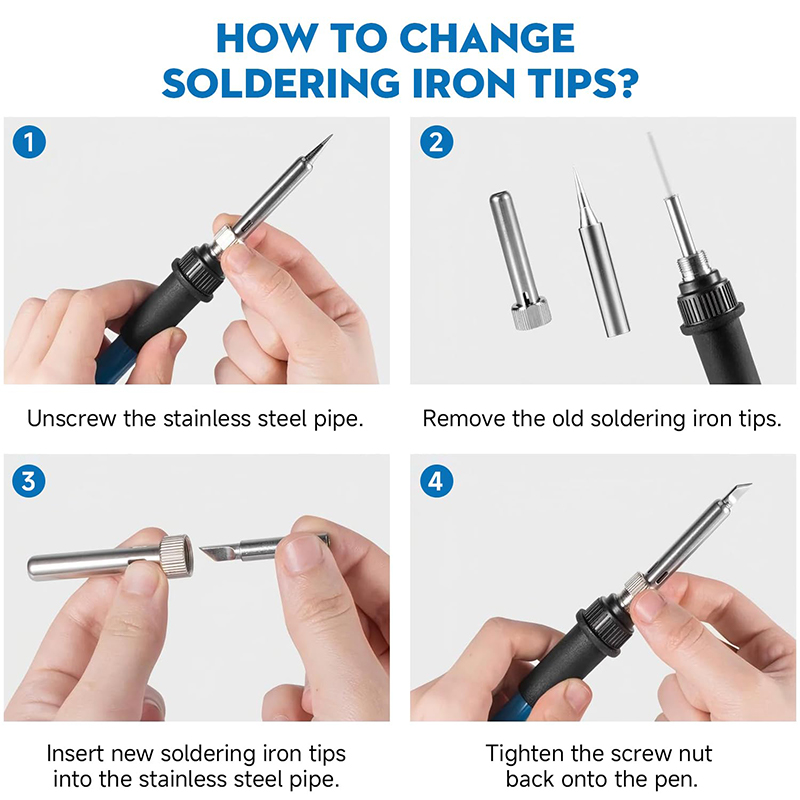 ชุดหัวแร้งบัดกรีไฟฟ้าปรับอุณหภ - Diy Electronics News บทวิจารณ์และราคา