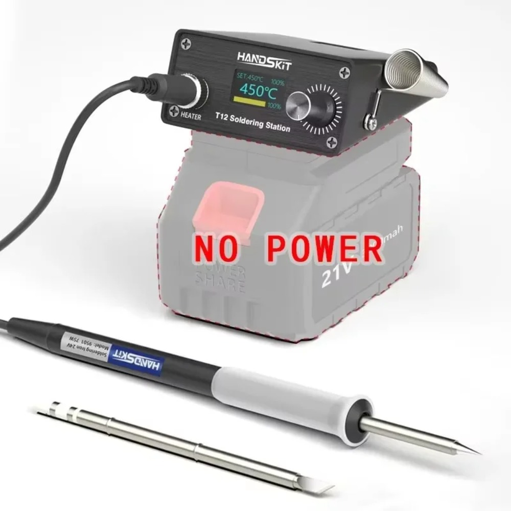 สถานีบัดกรีแบบพกพาไร้สาย T12 – - Diy Soldering Station No Electronics บทวิจารณ์และราคา