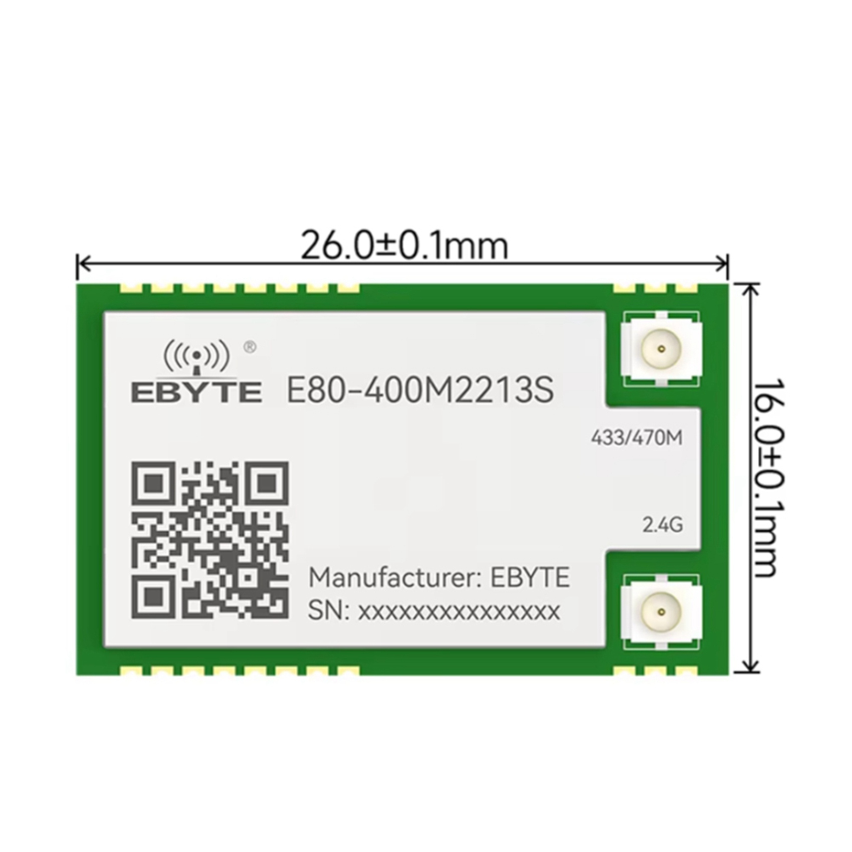 2X EBYTE LR1121 โมดูล Lora Spr - Rf 433Mhz Module บทวิจารณ์และราคา