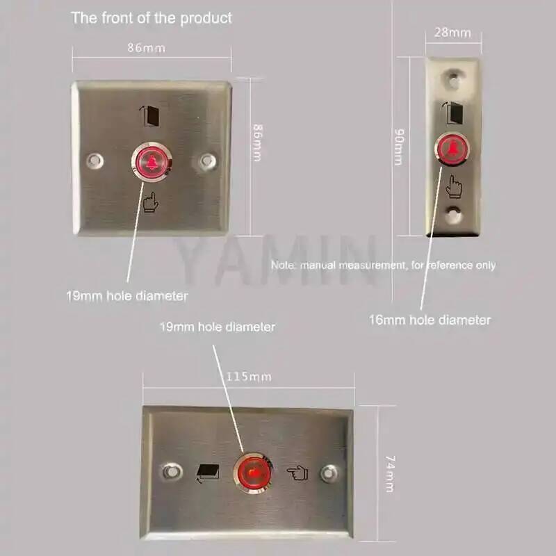 16/19 มม.ประตู Bell Momentary  - Push Button Tactile บทวิจารณ์และราคา