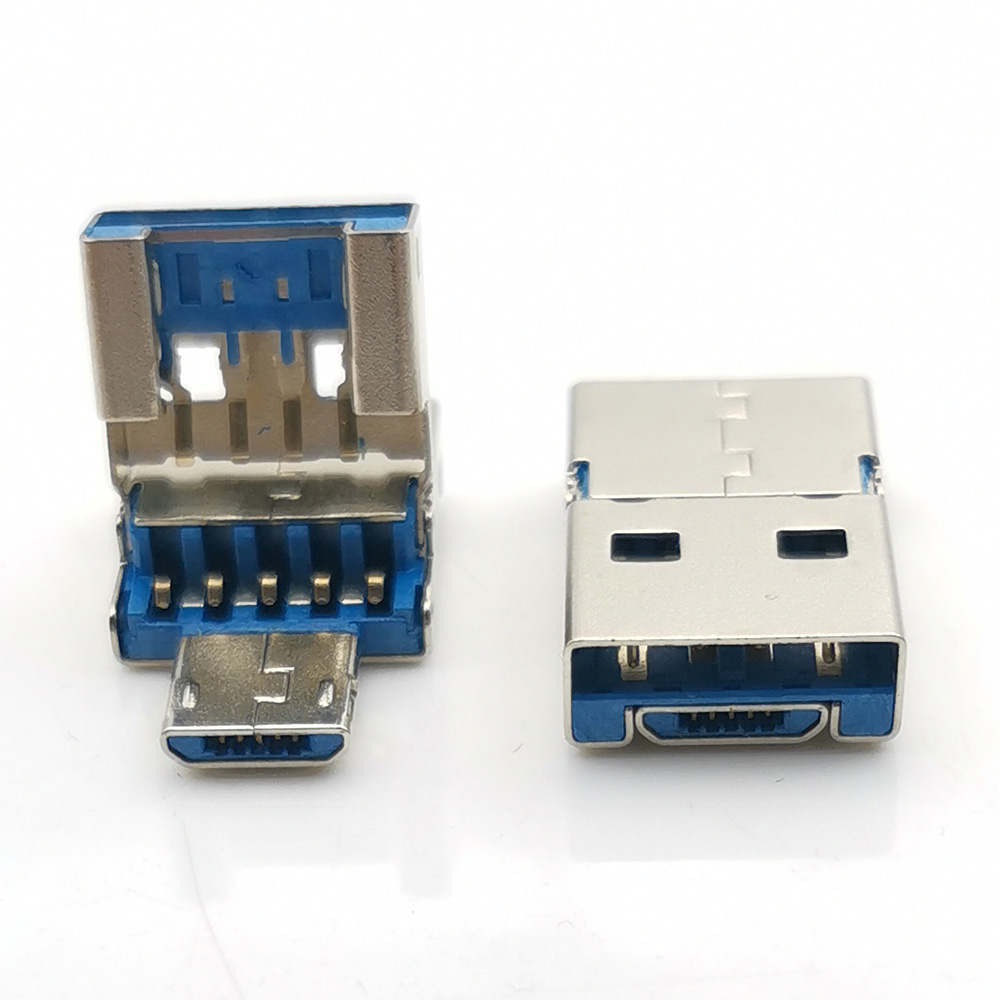 10Pcs USB3.0ประเภท + Micro ชาย - Smd Solder Paste บทวิจารณ์และราคา