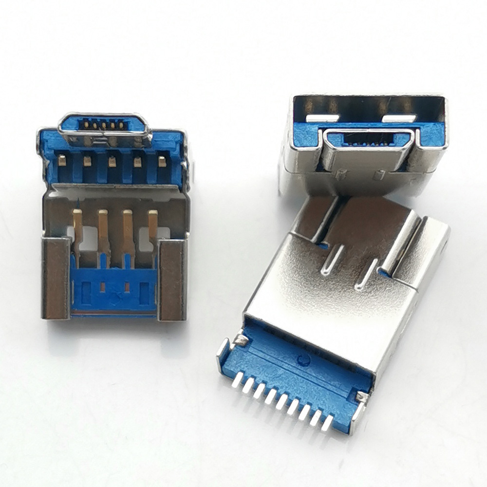 10Pcs USB3.0ประเภท + Micro ชาย - Smd Solder Paste บทวิจารณ์และราคา