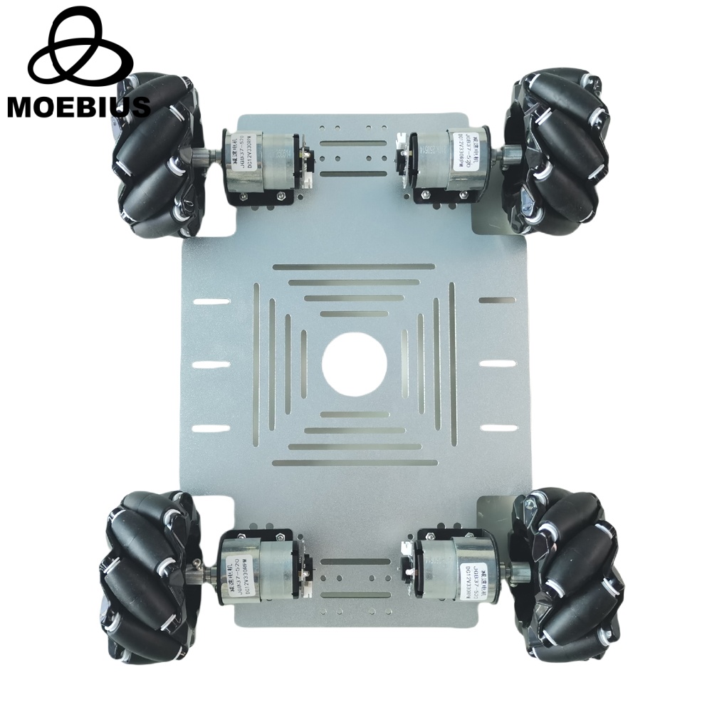 25 กก.โหลด 4WD Mecanum ล้อหุ่น - Diy Robot Electronics Kit บทวิจารณ์และราคา