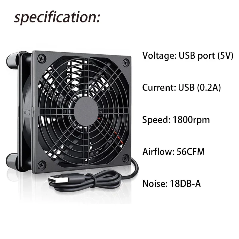 พัดลมระบายความร้อนสำหรับเราเตอ - Diy Electronics Case บทวิจารณ์และราคา
