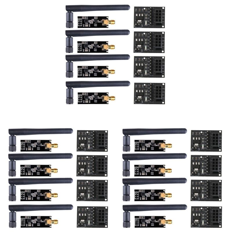 โมดูลไร้สาย NRF24L01+PA+LNA พร - Nrf24L01 Module Wireless บทวิจารณ์และราคา