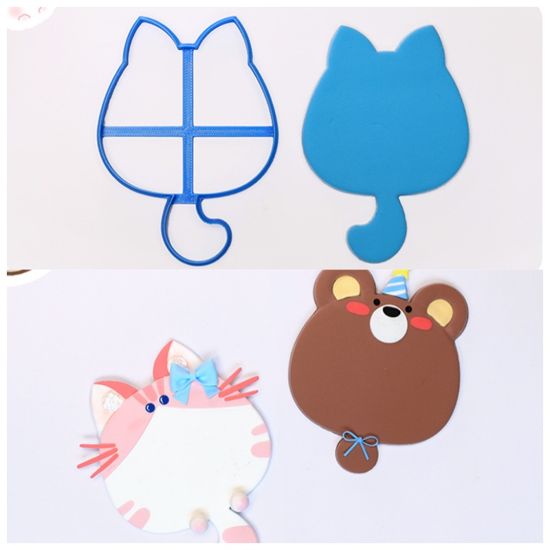 แม่พิมพ์ตัดดินเหนียวรูปตุ๊กตาบ - Diy Q บทวิจารณ์และราคา