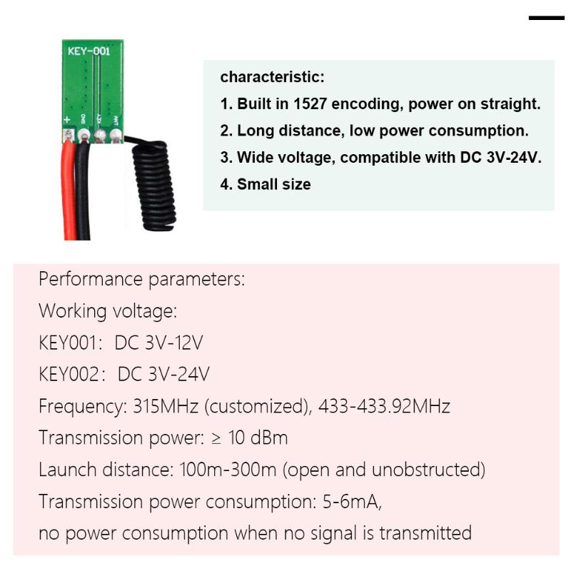 โมดูลส่งสัญญาณไร้สาย RF 433Mhz - Rf 433Mhz Module บทวิจารณ์และราคา