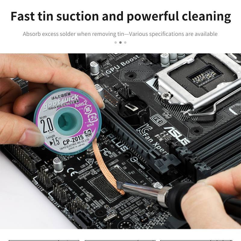 ลวดทองแดงแบบถักของแท้สำหรับบัด - Smd Solder Paste บทวิจารณ์และราคา