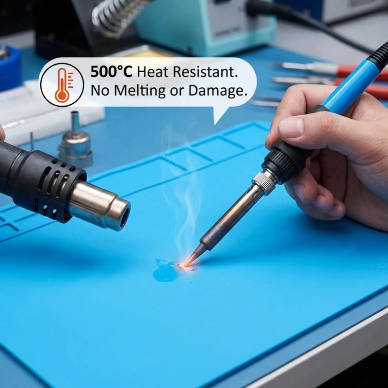 แผ่นซิลิโคนสำหรับซ่อมแซม แผ่นร - Diy Soldering Station No Electronics บทวิจารณ์และราคา