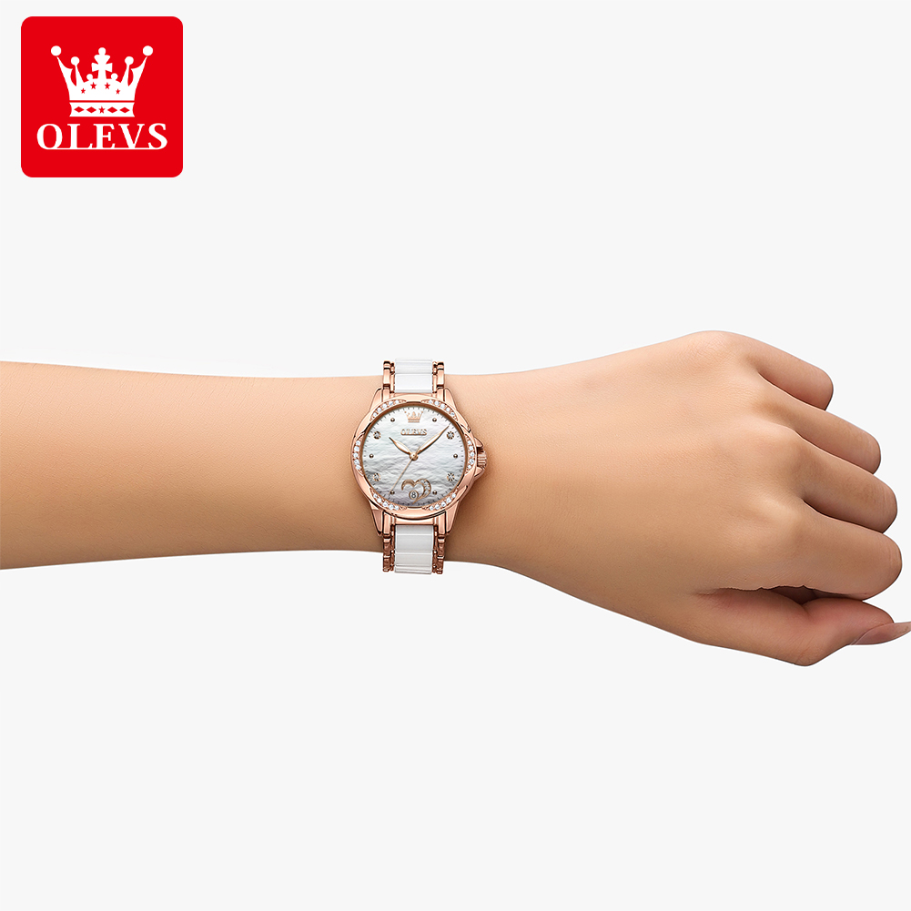 นาฬิกาข้อมือผู้หญิง OLEVS 6631 - Push Button Tactile บทวิจารณ์และราคา