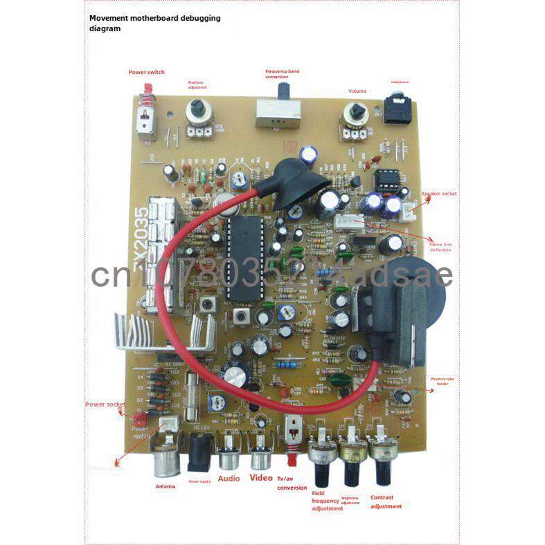 ชุดเมนบอร์ดทีวีขาวดำขนาด 5.5 น - Diy Electronics Projects บทวิจารณ์และราคา