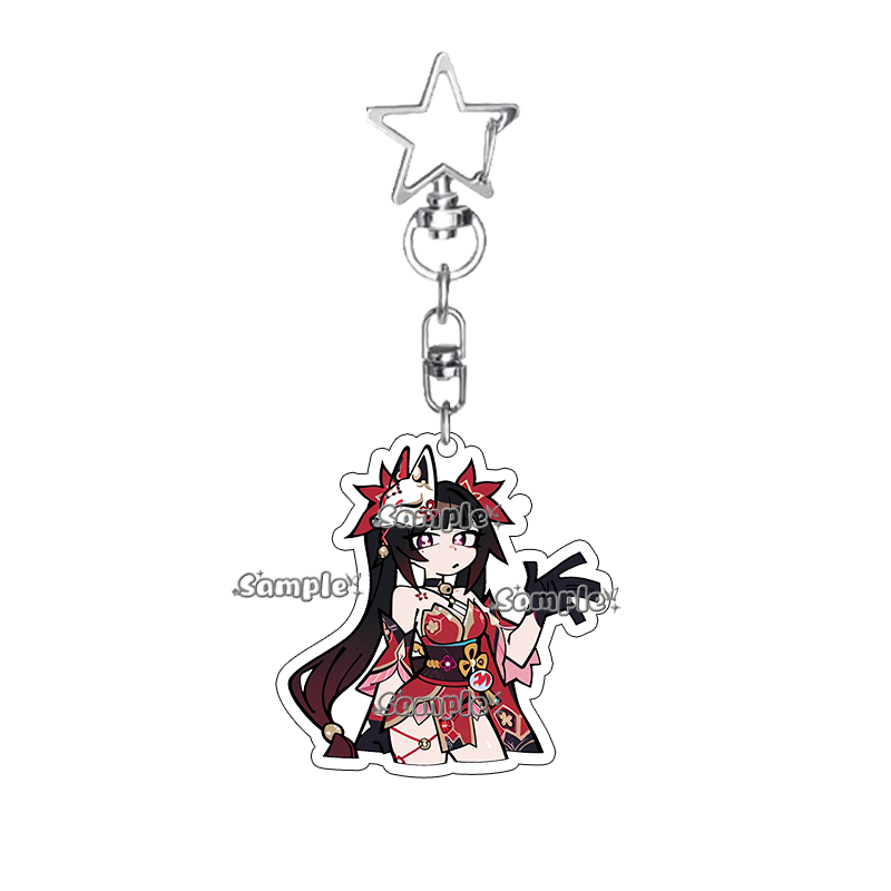 พวงกุญแจอะคริลิกการ์ตูน Honkai - Diy Q บทวิจารณ์และราคา