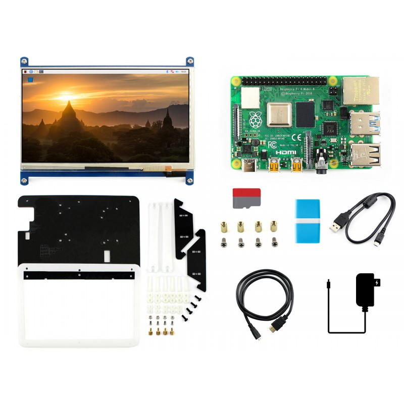ชุดจอแสดงผล Raspberry Pi 4 Mod - Diy Electronics Case บทวิจารณ์และราคา