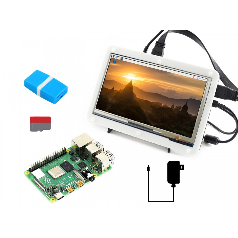 ชุดจอแสดงผล Raspberry Pi 4 Mod - Diy Electronics Case บทวิจารณ์และราคา
