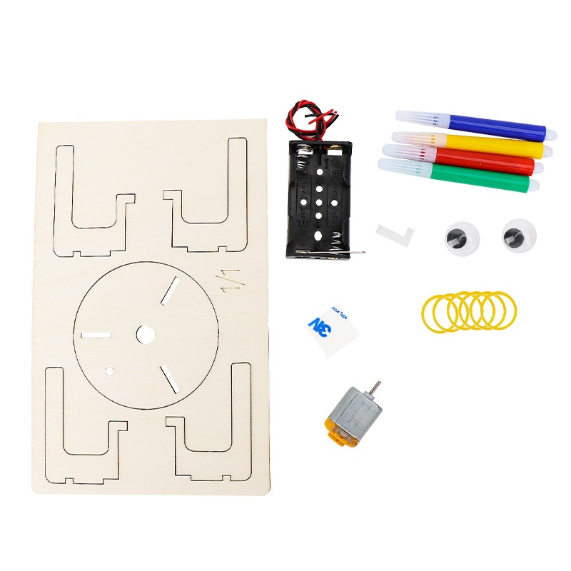 ชุดประกอบหุ่นยนต์กราฟฟิตี้สั่น - Diy Robot Electronics Kit บทวิจารณ์และราคา