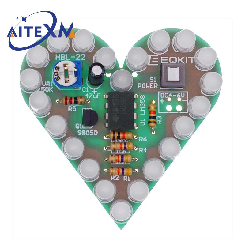 ชุดโคมไฟหายใจรูปหัวใจแบบของตกแ - Diy Electronics Lab บทวิจารณ์และราคา