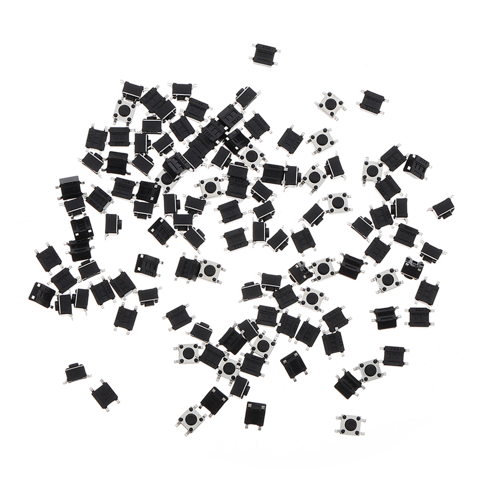 ชุดปุ่มกดสัมผัส 100 ชิ้น โครงส - Push Button Tactile บทวิจารณ์และราคา