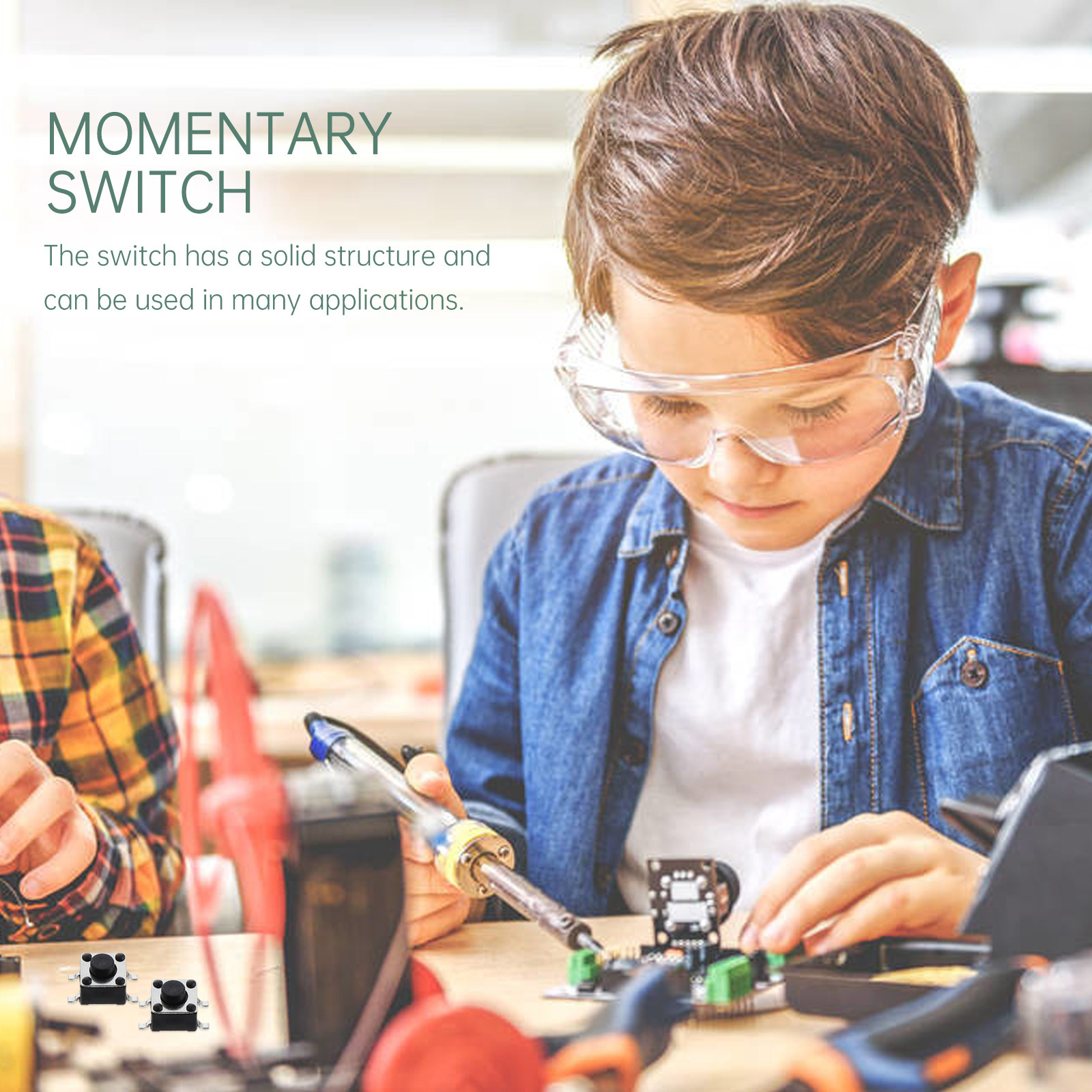 ชุดปุ่มกดสัมผัส 100 ชิ้น โครงส - Push Button Tactile บทวิจารณ์และราคา