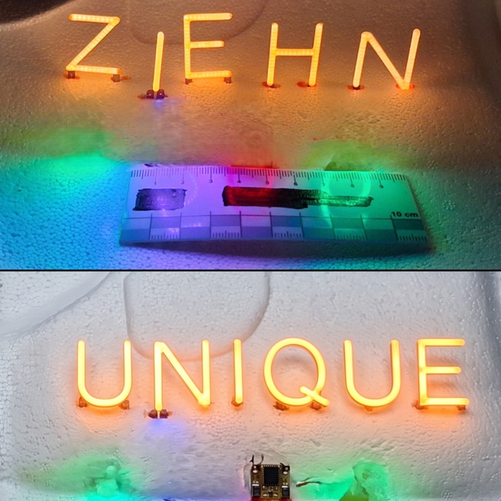 ไฟ LED แบบเส้นใย 26 ตัวอักษร จ - Diy Electronics News บทวิจารณ์และราคา