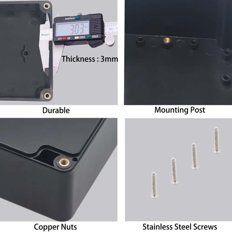 กล่องกันน้ําพลาสติก ABS ไฟฟ้าก - Diy Electronics Case บทวิจารณ์และราคา