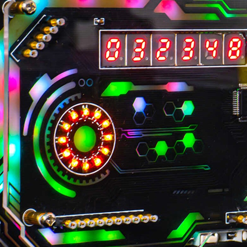 WISH เดสก์ท็อปนาฬิกาดิจิตอลอิเ - Diy Innovative Electronics บทวิจารณ์และราคา